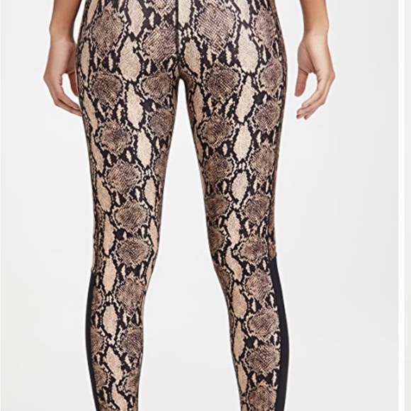 NWOT BANDIER x A.L.C. Leggings Python and Black Sz M - Picture 4 of 8